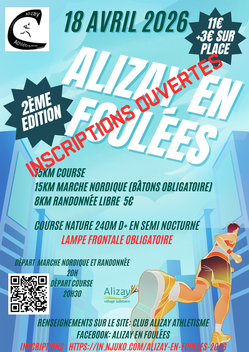 2ème édition d'ALIZAY en foulées